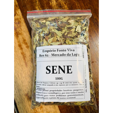 Chá De Sene Folhas 100g Produto 100% Original