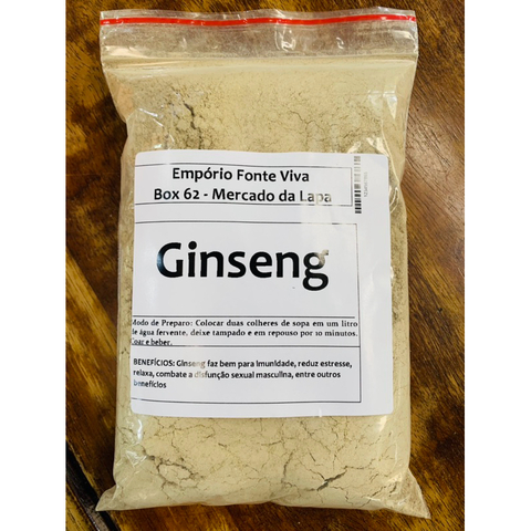 Ginseng Em Pó 100% Puro Natural 300g Produto Original