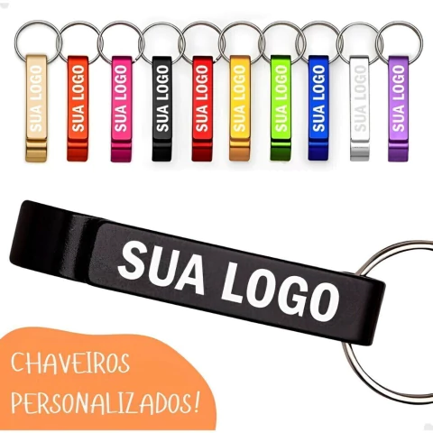 Chaveiros abridores pé de galinha personalizados a laser com seu NOME ou MARCA!