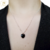 Dije Corazon Swarovski Elements Negro 10 mm Plata 925 (Sin Cadena) cod4570 - ByMariana