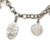 Pulsera Plata 4 Dijes Distintos Santos cod1364
