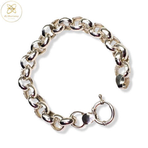 Pulsera Plata Rolo Nro 4 cod1384