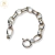 Pulsera Plata Eslabon Alargado cod1395