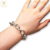 Pulsera Plata Argollas Ovaladas Grandes cod1403