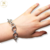 Pulsera Plata Argollas Ovaladas Grandes cod1403