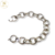 Pulsera Plata Argollas Ovaladas Grandes cod1403