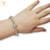 Pulsera Plata Rolo Y Nudo cod1394