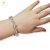 Pulsera Plata Rolo Y Nudo cod1394