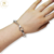 Pulsera Plata Rolo Y Nudo cod1394