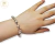 Pulsera Plata Nudos Chicos Y Argollas X 21 cm cod2708