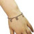 Pulsera Plata Rolo con 4 Dijes cod1431