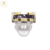 Anillo Plata Y Oro Piedra Violeta Importante Mujer cod1182