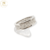 Anillo Plata Bulgari Rodinada con Cubic cod1194