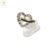 Anillo Plata Y Oro Corazon con Cubic Calado cod3721 en internet