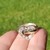 Anillo Plata Y Oro Corazon con Cubic Calado cod3721