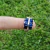 Anillo Plata con 6 Piedras Cuadradas Azul cod3107 - comprar online