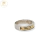 Anillo Plata Y Oro Tipo Alianza cod1306 en internet