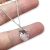 Cadena Plata + Dije Gota Swarovski Shimmer 10 X 16 mm cod3027 - tienda online