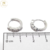 Aros Plata Argolla con 4 Piedras Cubic 14 mm cod3762 - comprar online