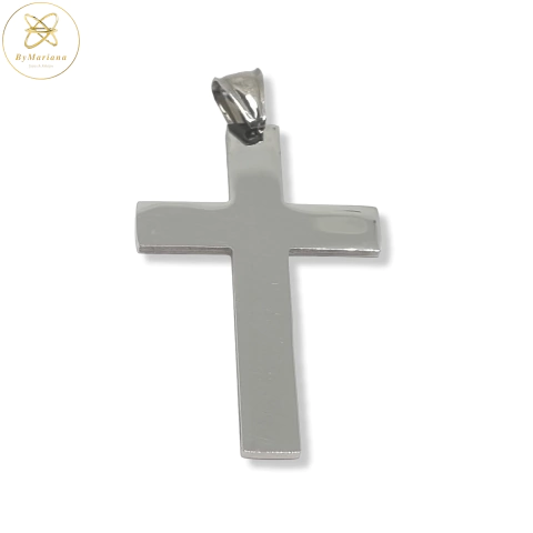 Dije Acero Cruz 32 X 50 mm cod3776