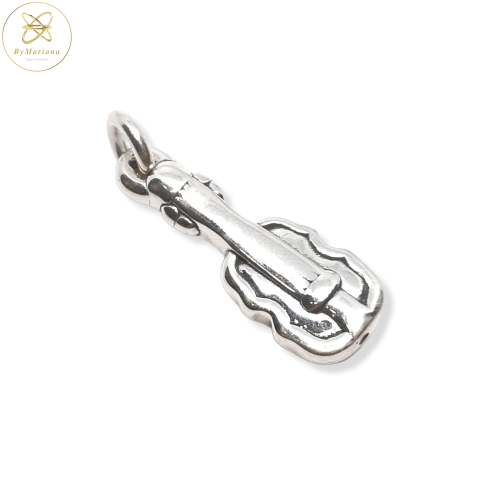 Dije Plata Inflada Guitarra 2 grs cod2148