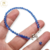 Pulsera Plata con Cristales Azul cod3805