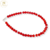 Pulsera Plata con Cristales Rojos cod3811