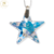 Dije Plata Swarovski Estrella Aurora Boreal 30 mm cod2805 en internet