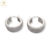 Aros Plata Rodinada Argolla Cubic 23 mm cod2398