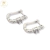Aros Plata Rodinada Argolla Cubic cod2400 - comprar online