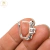 Aros Plata Rodinada Argolla Cubic cod2400 en internet