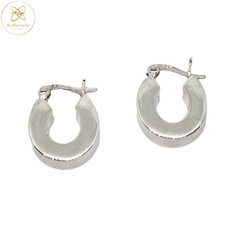 Aros Plata Inflada Argolla 3,8 grs cod1912 - comprar online