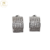 Aros Plata Rodinada con Cubic cod3376