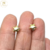 Aros Plata Y Oro Estrellas 8 mm Pasante Rosca cod3657 - comprar online