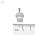 Dije Plata Rodinada con Cubic Kitty cod2726
