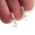 Aros Plata Argolla Micro Pave con Luna Colgante 12 X 20 mm cod3876 en internet