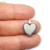 Dije Plata Corazon Para Grabar cod1622 - comprar online