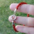 Pulsera Plata Hilo Seda Rojo con Marinero cod3891 - comprar online