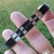 Pulsera Acero Y Cuero Negro cod3541