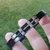 Pulsera Acero Y Cuero Negro cod3541