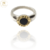 Anillo Plata Y Oro Bulgari con Onix cod1272