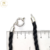 Pulsera Plata Hilo Seda Negro con Marinero cod3901 - tienda online