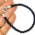 Pulsera Plata Hilo Seda Negro con Marinero cod3901 - comprar online