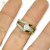 Anillo Plata Y Oro con Cubic cod3928