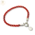Pulsera Plata Hilo Seda Rojo con Dije San Benito Marinero cod3979 - comprar online