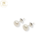 Aros Plata Perla Cultivada de Rio Nro 6 mm cod3320