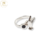 Anillo Plata Colibri con Cubic Negro cod4003