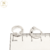 Aros Plata Rodinada Argolla Micro Pave Circulos cod4049 - tienda online