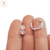 Aros Plata Rodinada Argolla Micro Pave Circulos cod4049 en internet