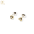 Aros Plata Y Oro Mini Susanito A Rosca con Cubic Blanco cod4058